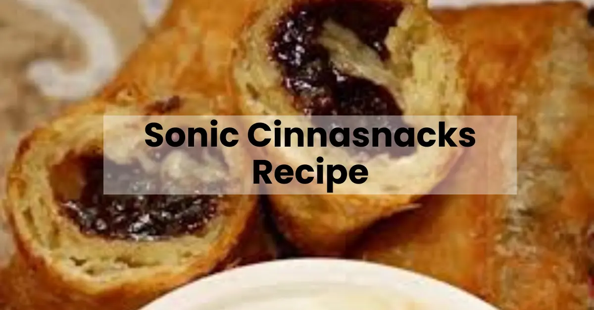 Sonic Cinnasnacks Recipe
