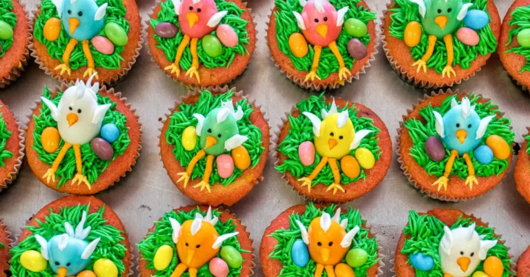 Easter Egg Nest Cupcakes