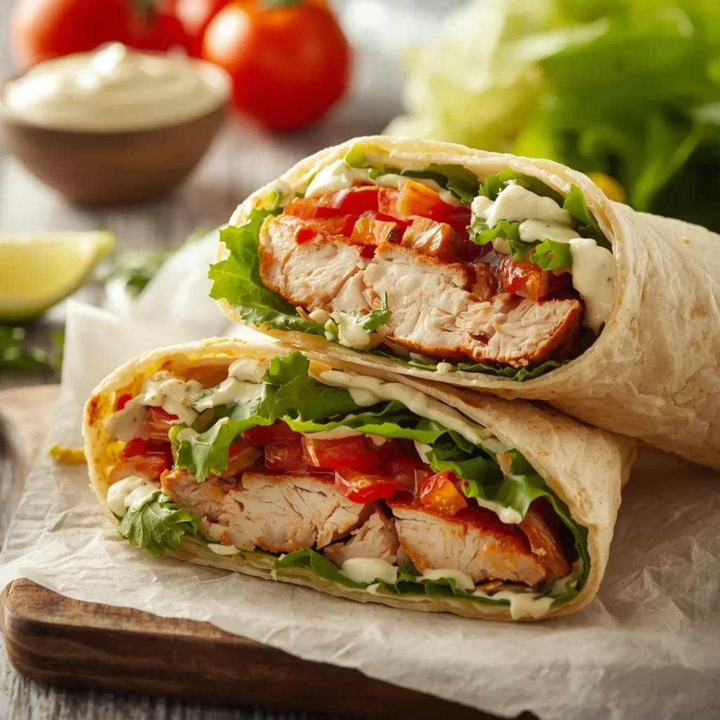 Chicken Shawarma Wraps