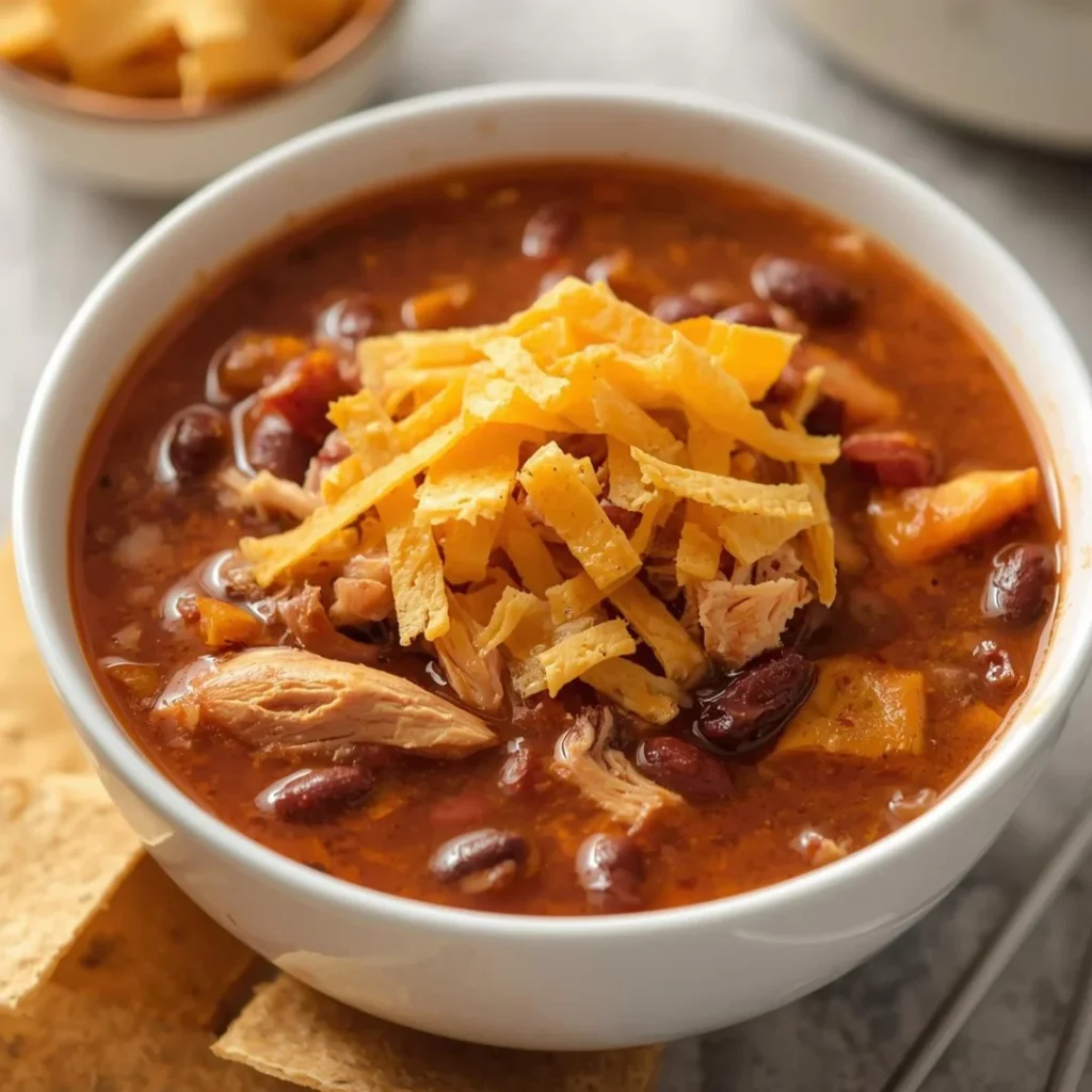 Crockpot Chicken Enchilada Soup