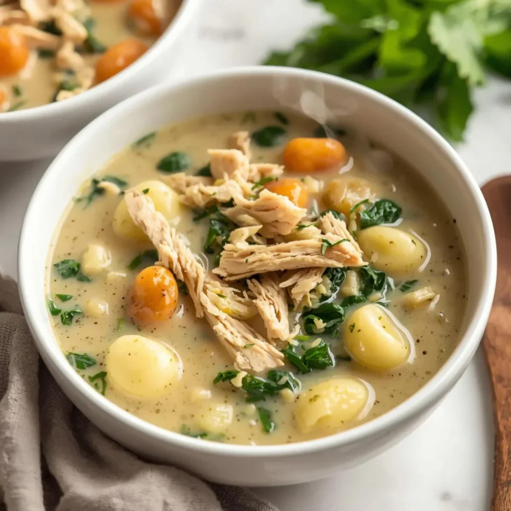 Crockpot Chicken Gnocchi Soup 1