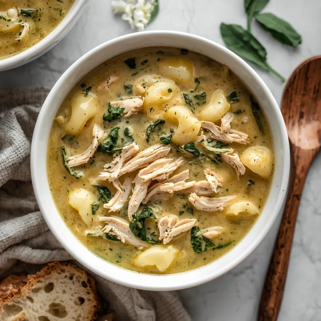 Crockpot Chicken Gnocchi Soup
