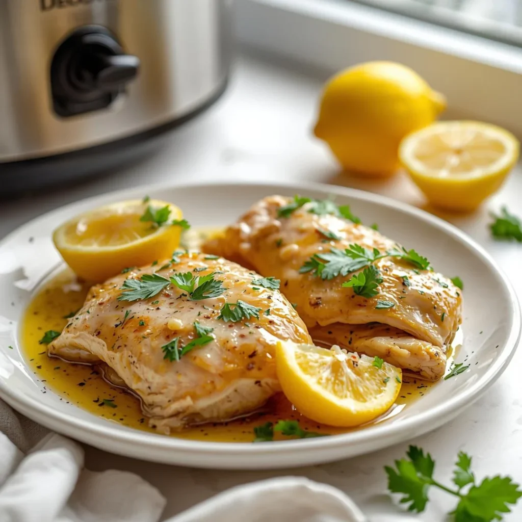 Crockpot Lemon Chicken
