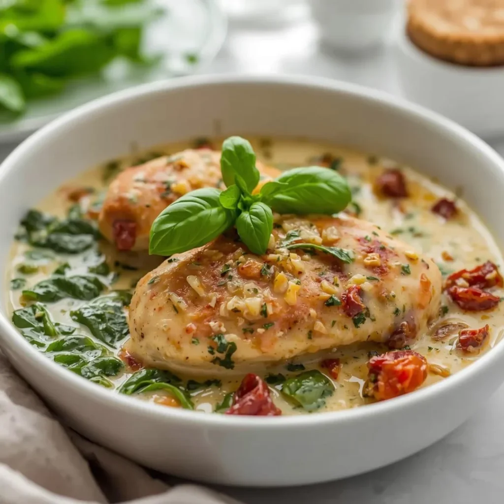 Crockpot Tuscan Chicken 1