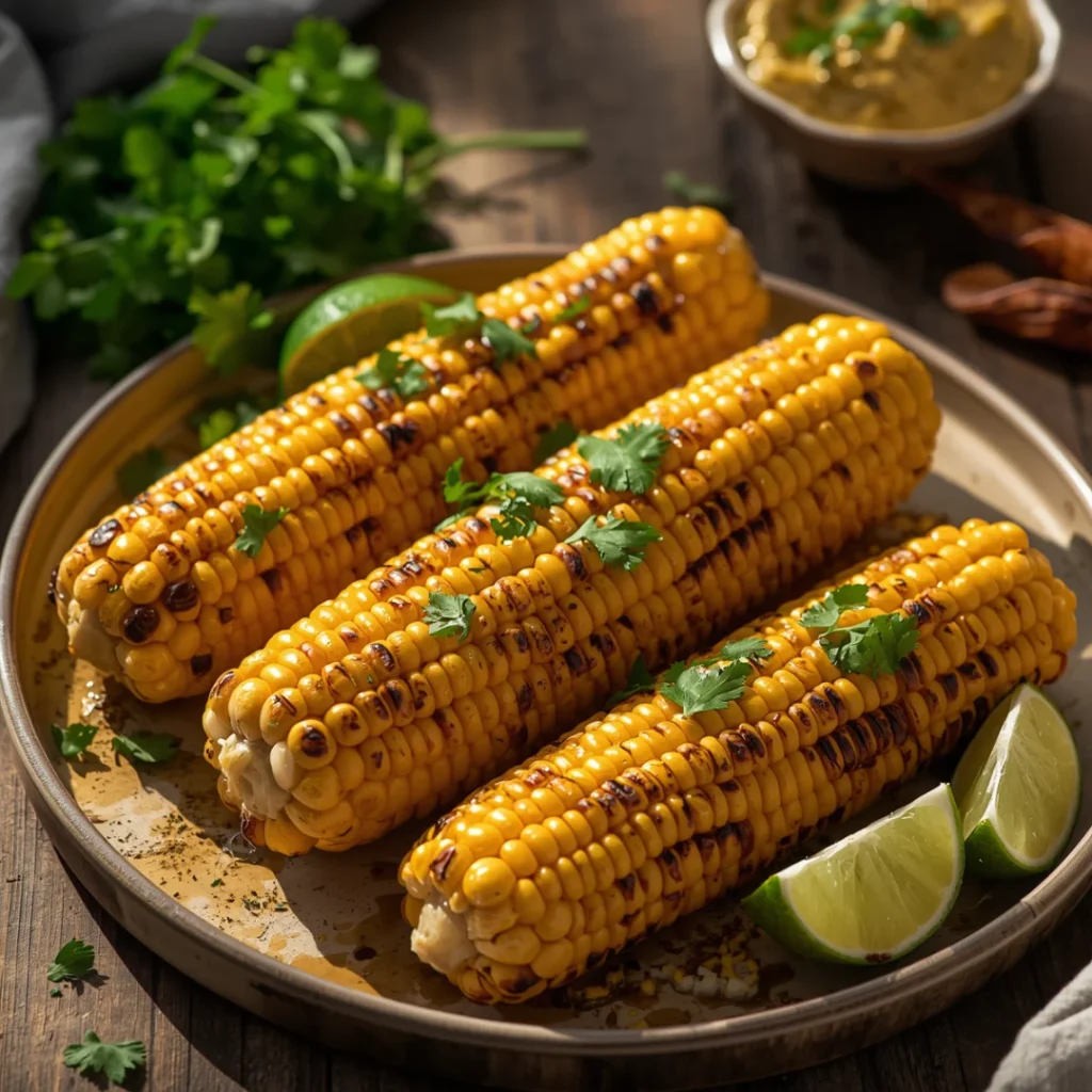 Grilled Corn with Chili Lime Butter