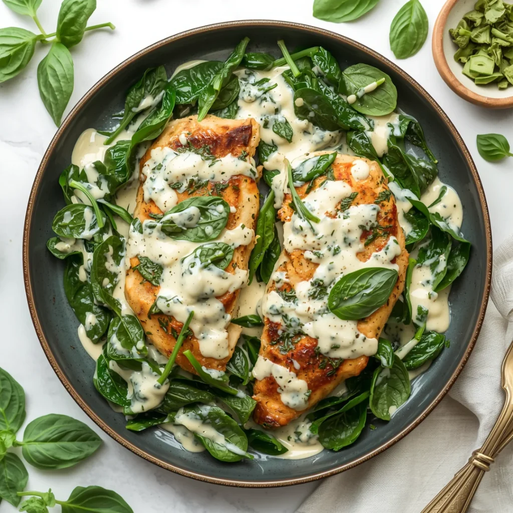 Keto Chicken Florentine