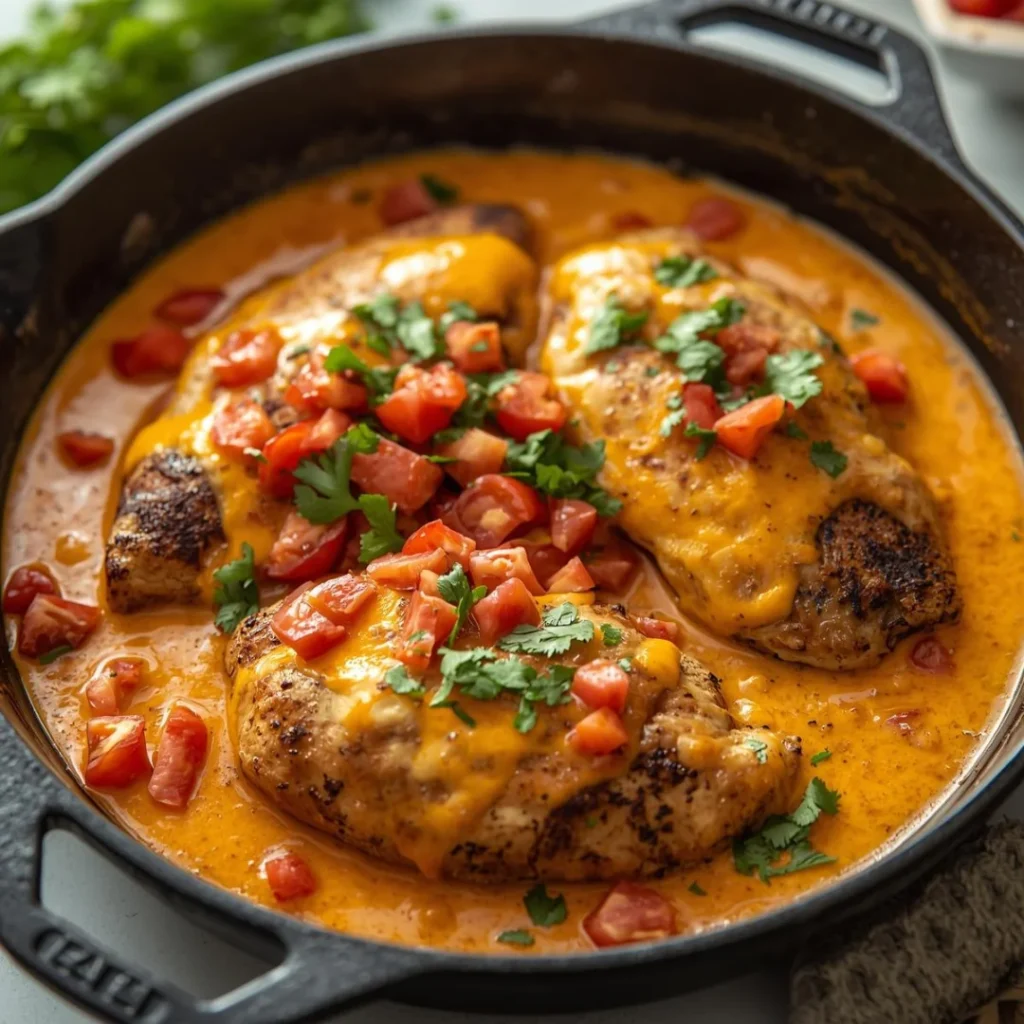 Queso Chicken One Pan