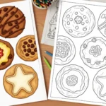 cookie coloring pages
