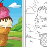 ice cream coloring pages
