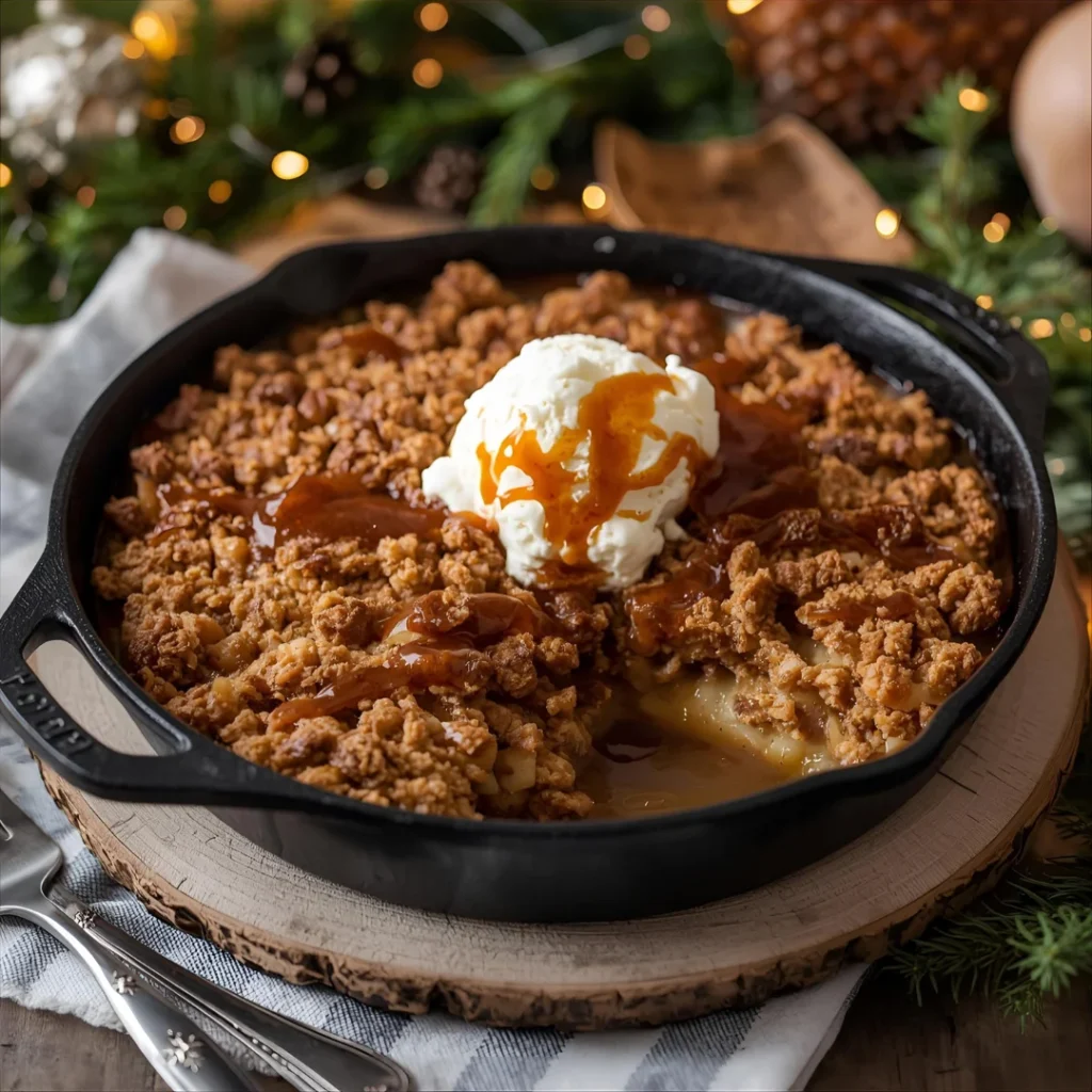 Caramel Apple Crisp