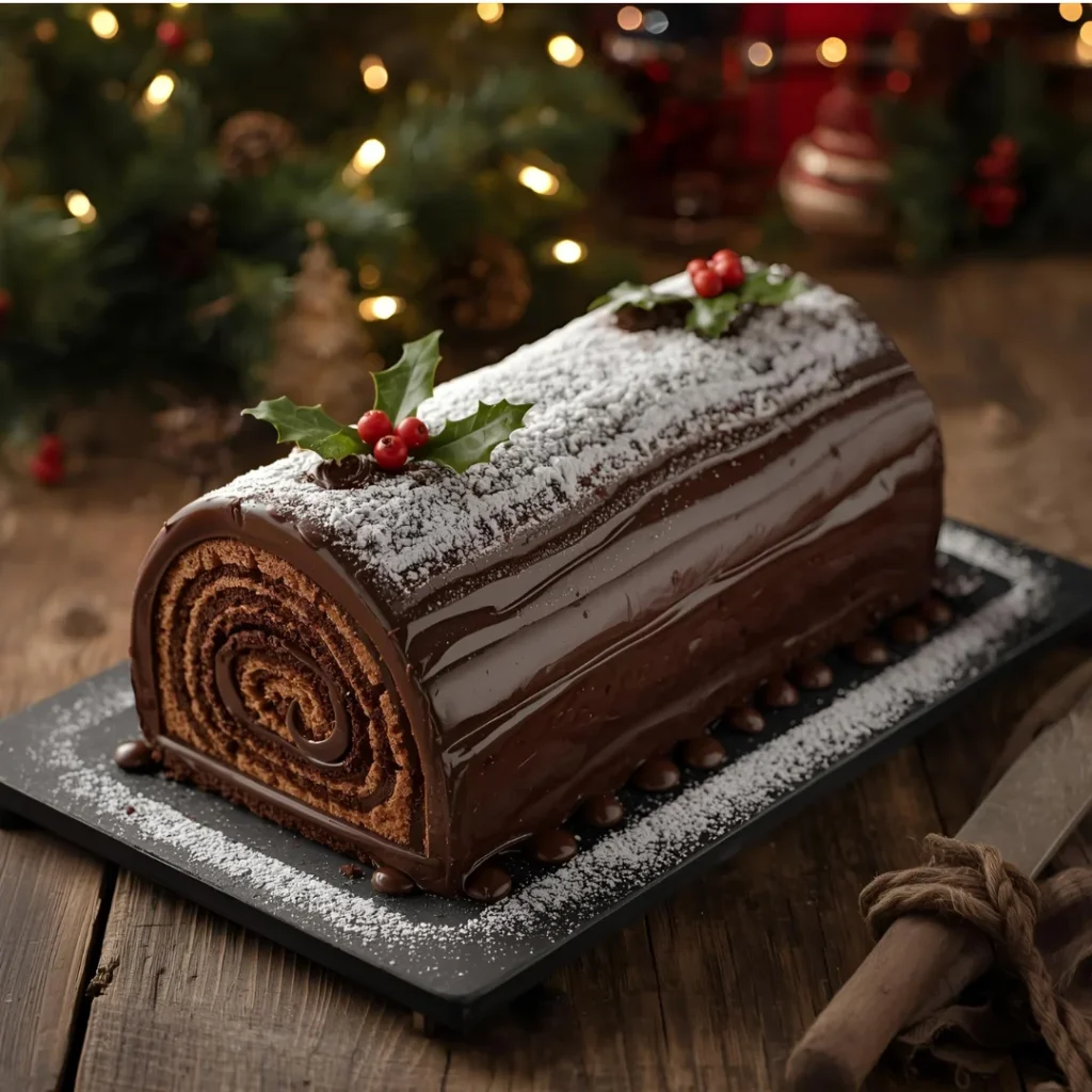 Chocolate Yule Log