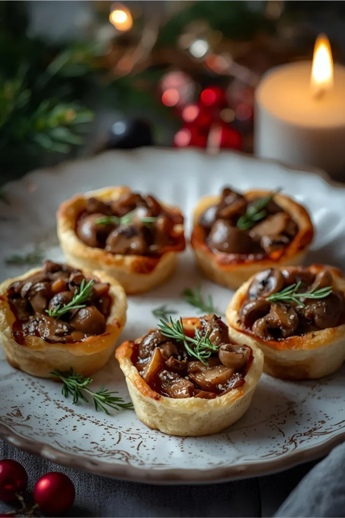 Mushroom Tartlets with Thyme