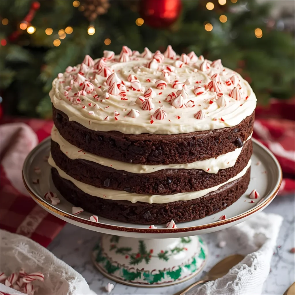 Peppermint Chocolate Cake