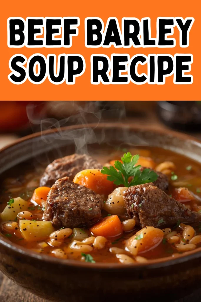 Beef Barley Soup Recipe