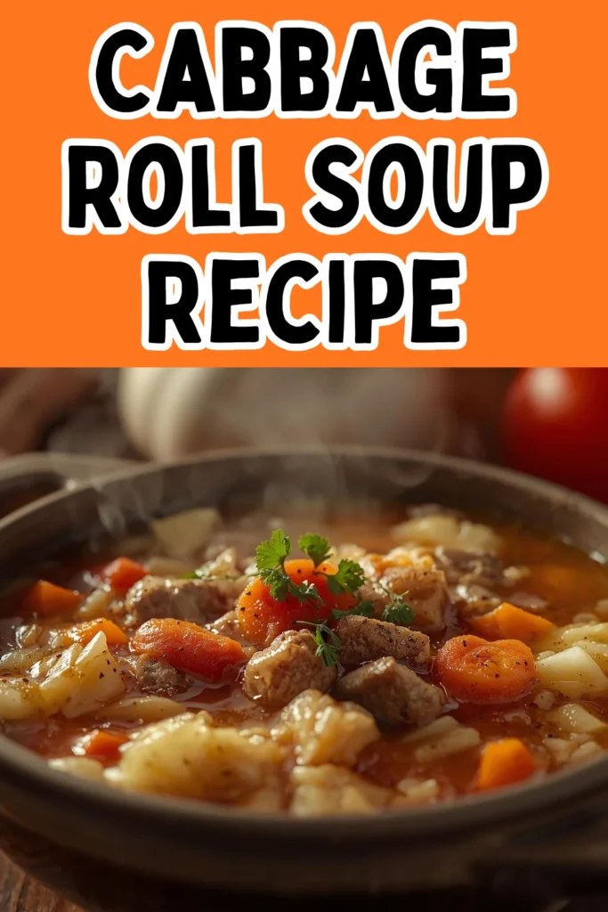 Cabbage Roll Soup Recipe