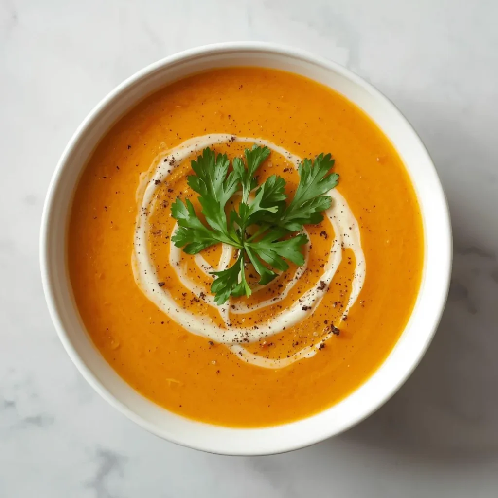 Carrot Coriander Detox Soup