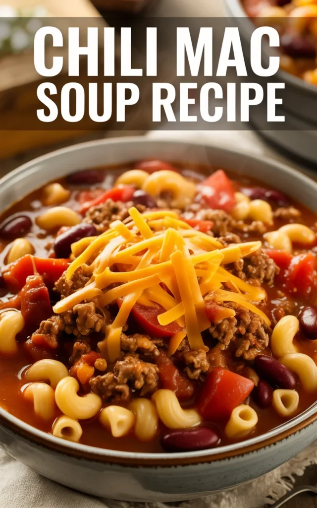 Chili Mac Soup pin