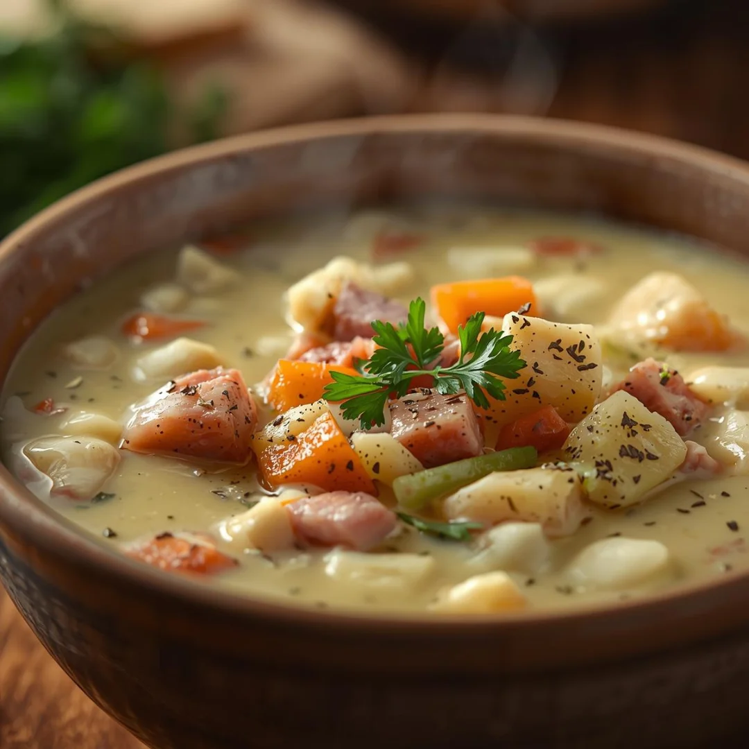 Creamy Ham & Potato Soup