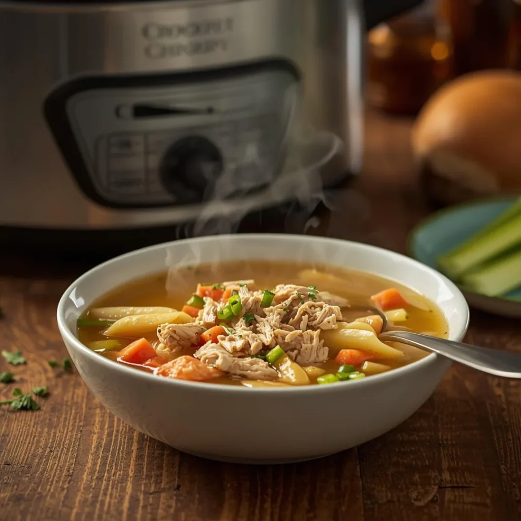 Crockpot Chicken Noodle Soup