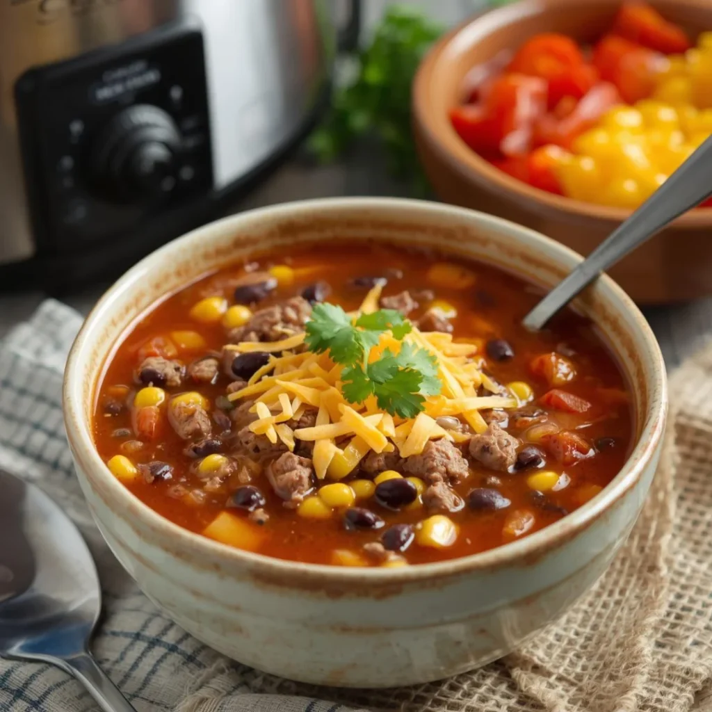 Crockpot Taco Soup
