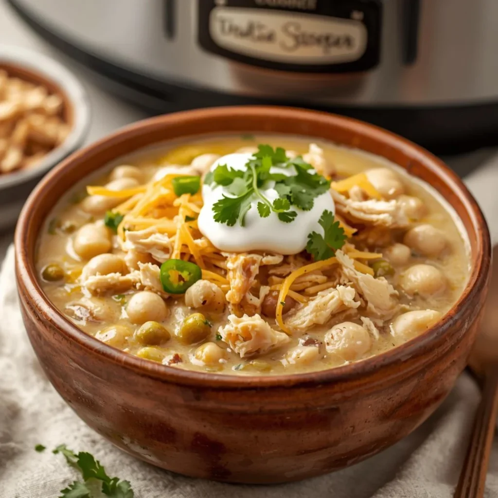 Crockpot White Chicken Chili