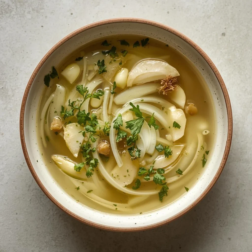 Garlic Onion Detox Soup