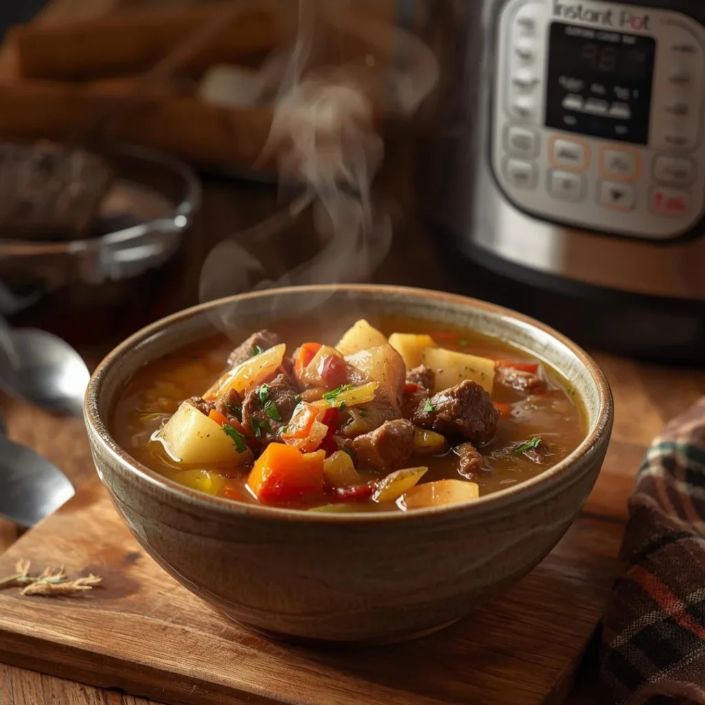 Instant Pot Beef Soup