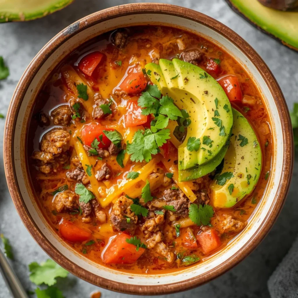 Keto Taco Soup