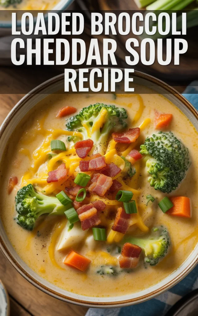 Loaded Broccoli Cheddar Soup pin