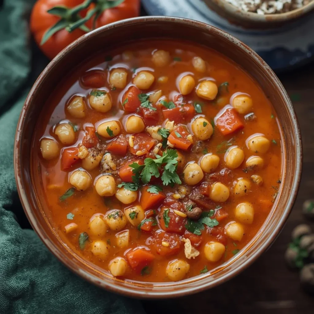 Moroccan Chickpea Soup