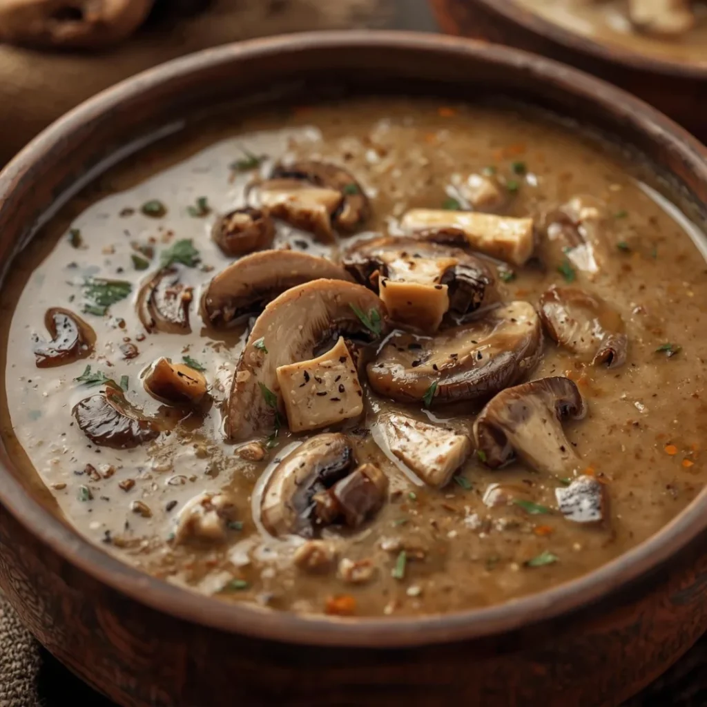 Mushroom Soup Indian Style