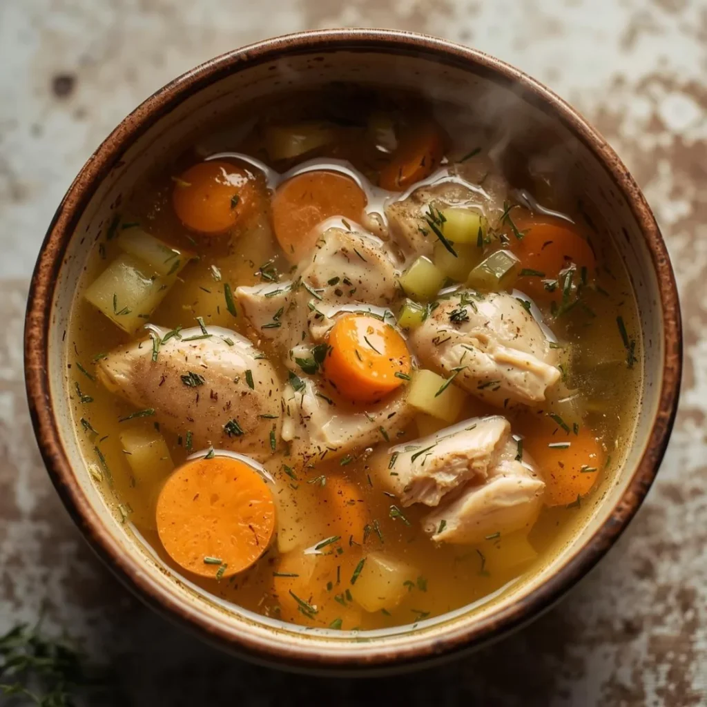 Slow Cooker Chicken Soup
