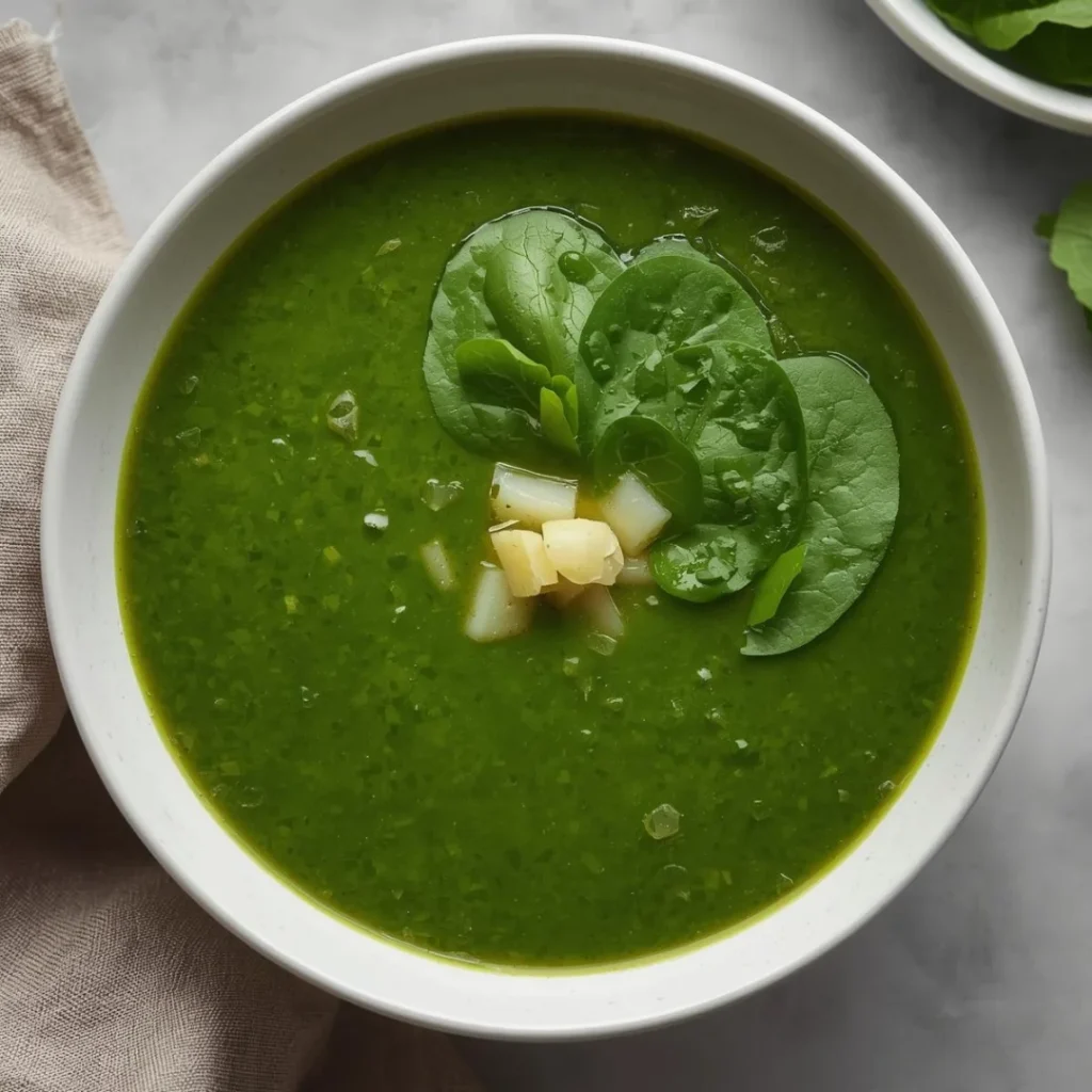Spinach Garlic Soup