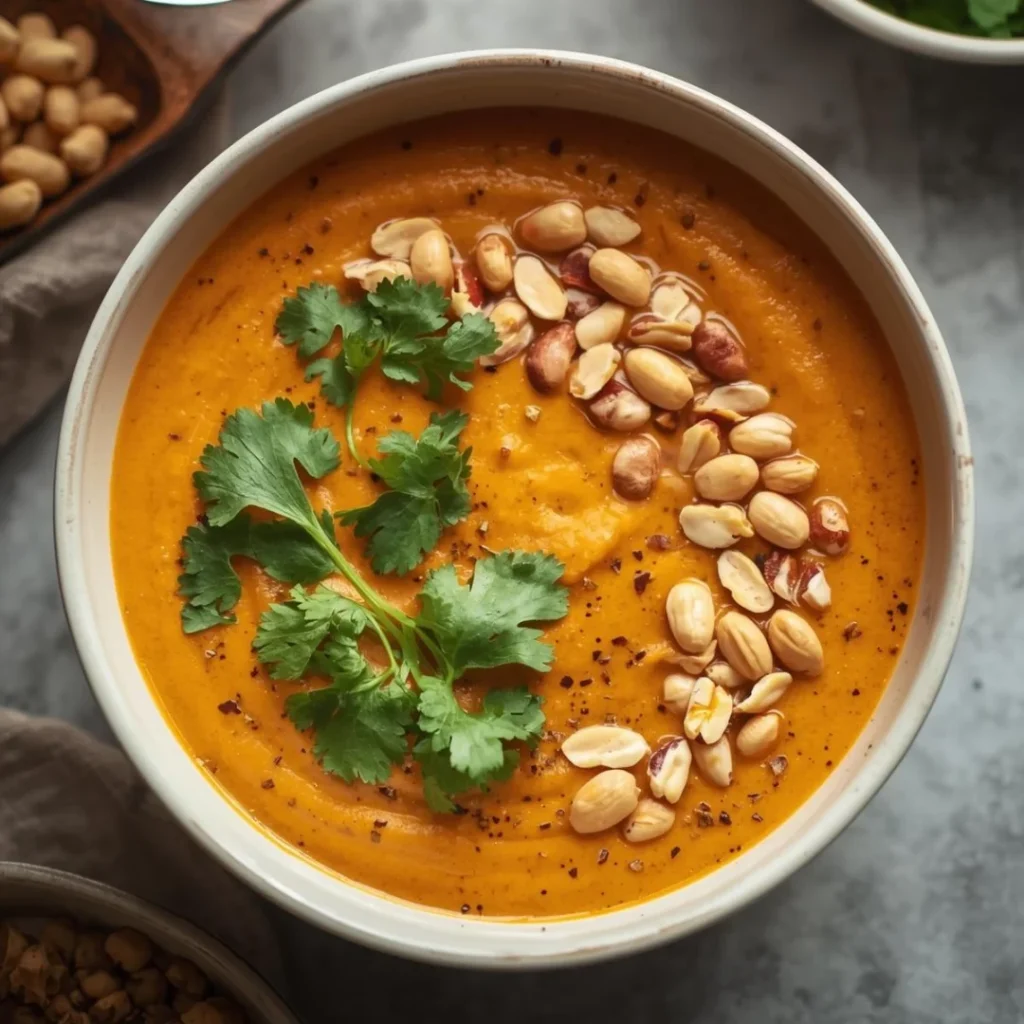 Sweet Potato Peanut Soup