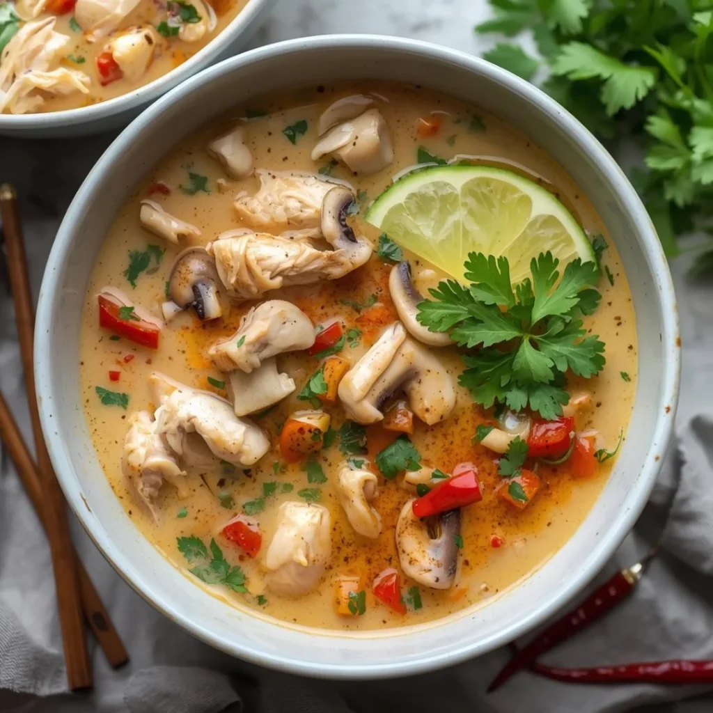 Thai Coconut Chicken Soup