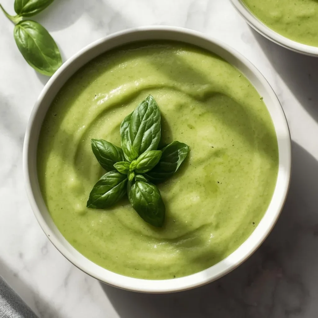 Zucchini Basil Soup