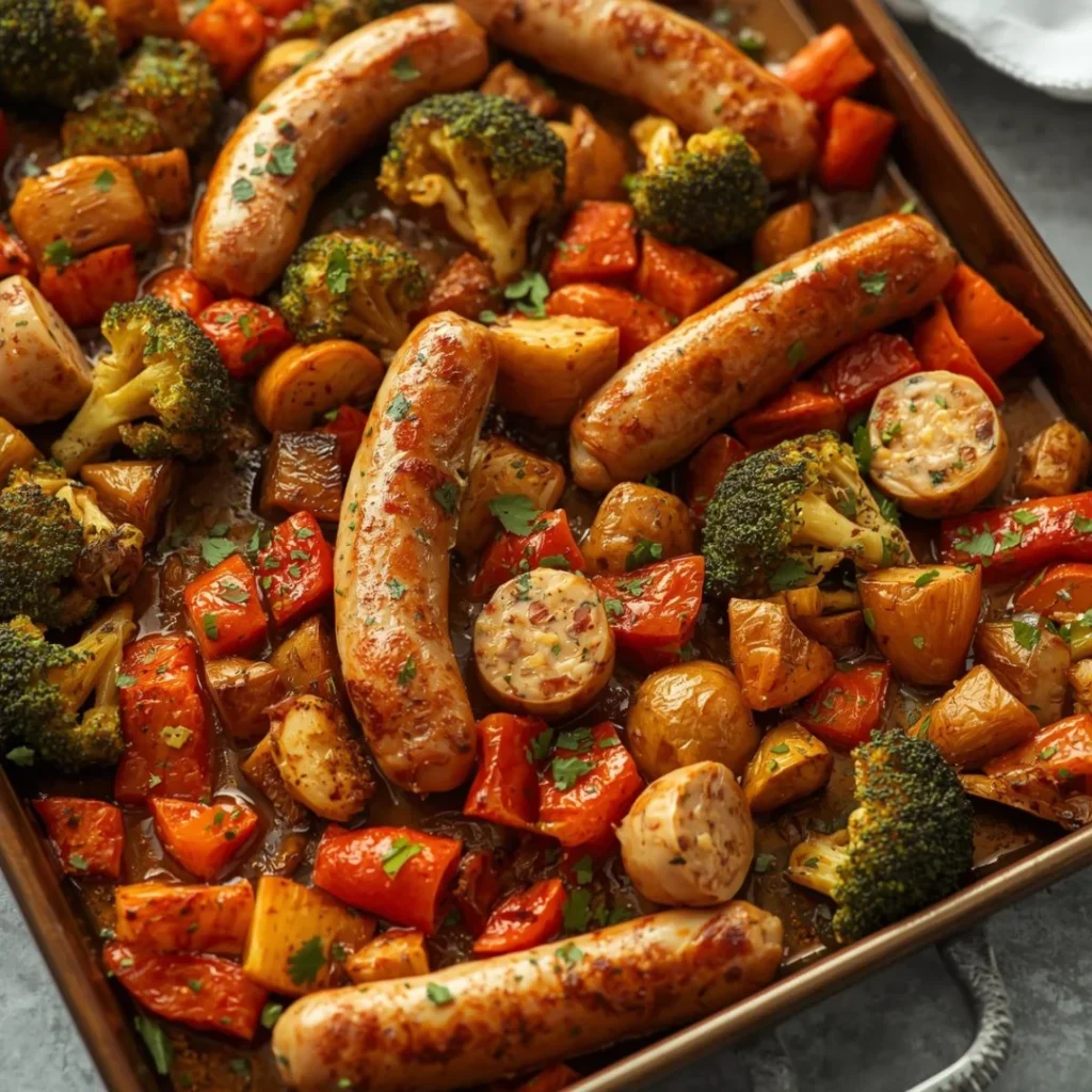 30 Minute One Pan Sausage Dinner