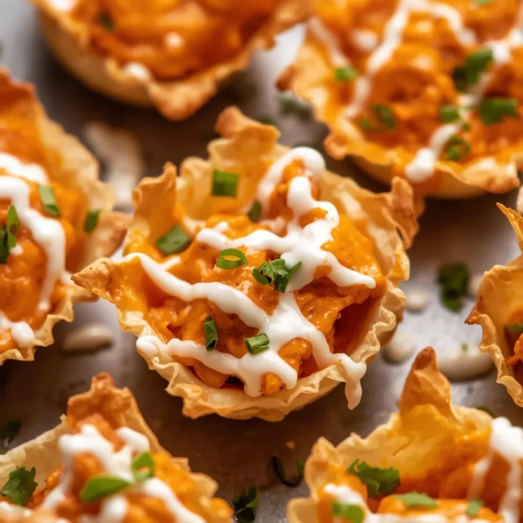 Buffalo Chicken Cups
