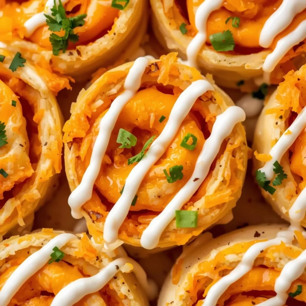 Buffalo Chicken Pinwheels
