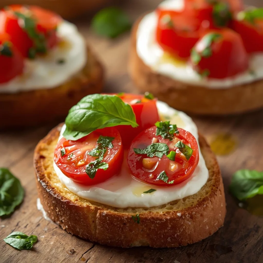 Burrata Crostini