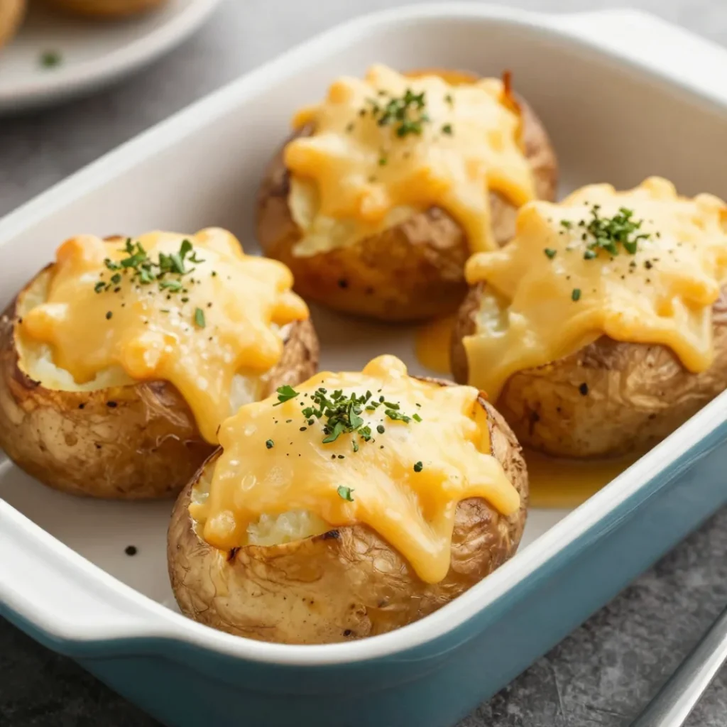 Cheesy Baked Potatoes