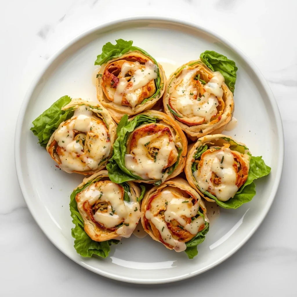 Chicken Caesar Pinwheels