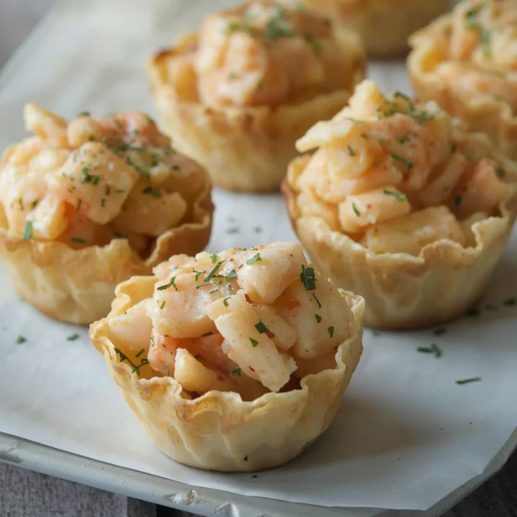 Crab Phyllo Cups