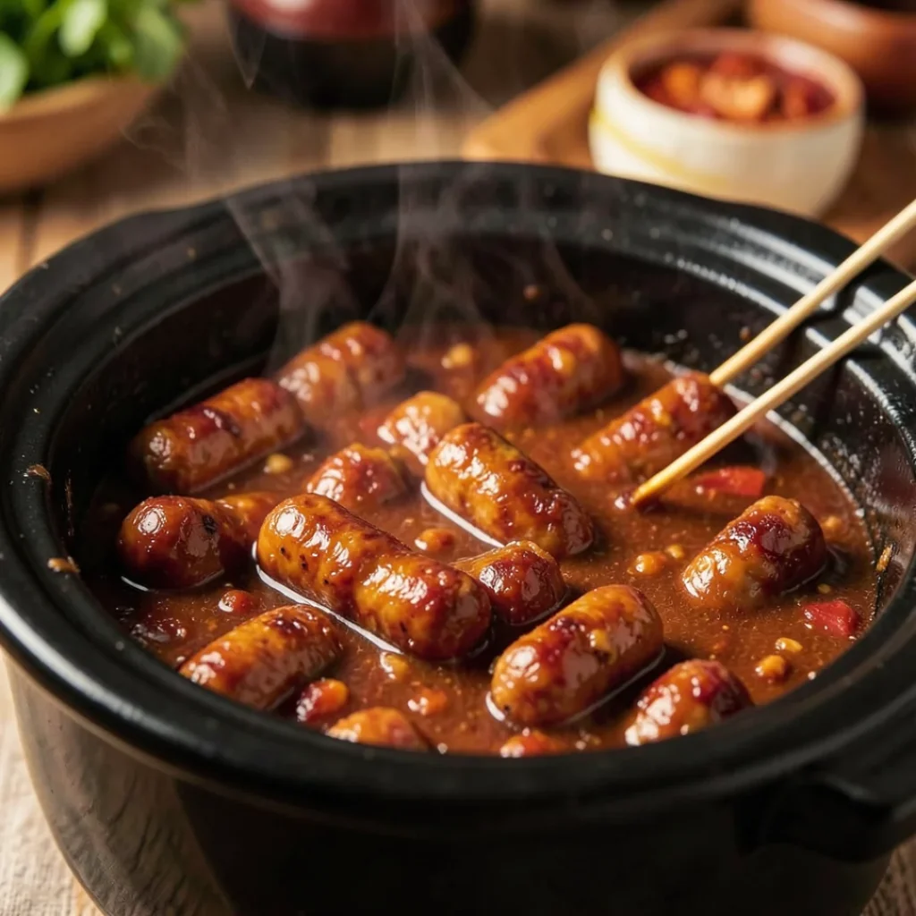 Crockpot BBQ Little Smokies