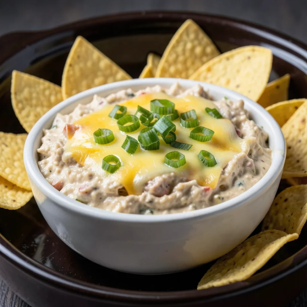 Crockpot Buffalo Chicken Dip