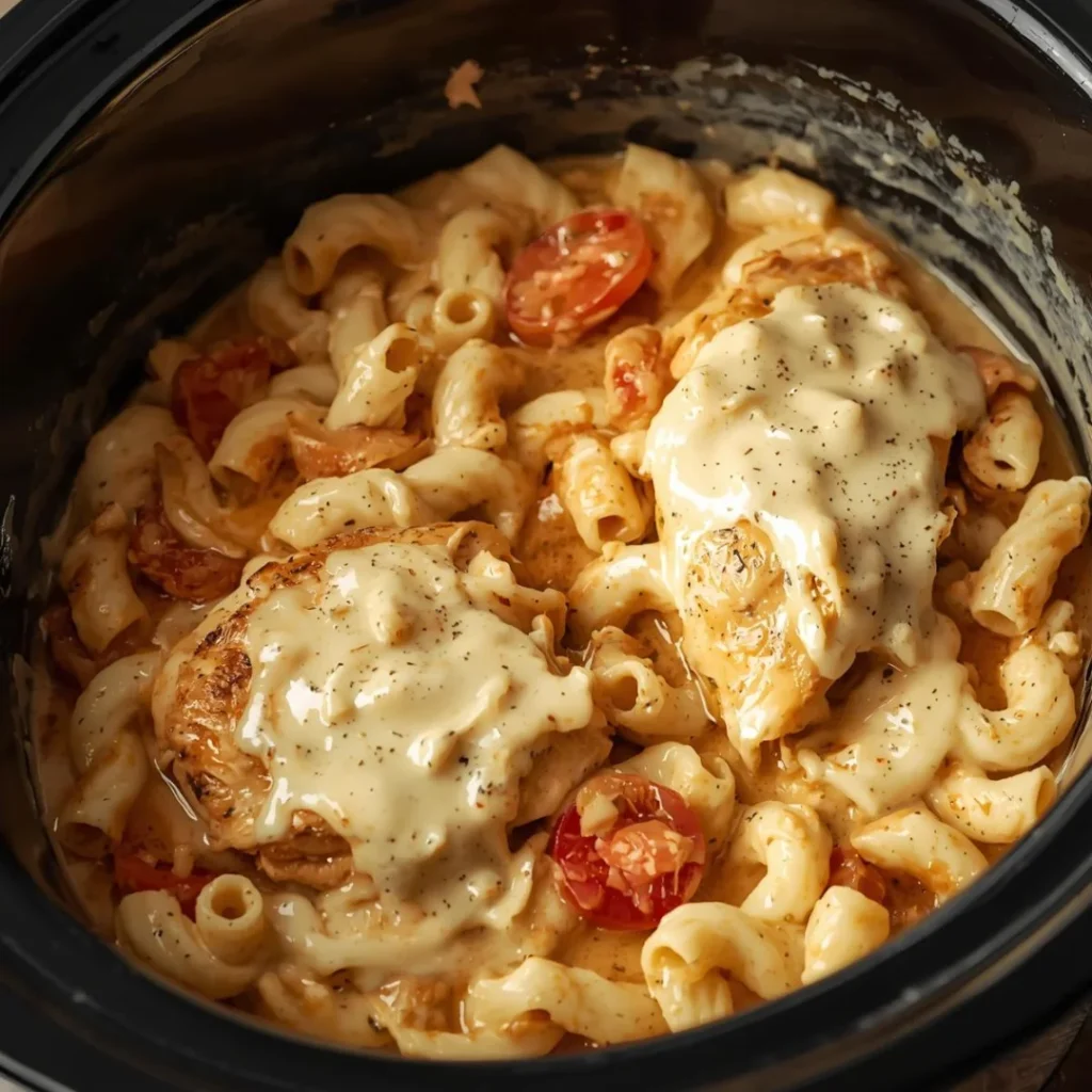 Crockpot Chicken Alfredo
