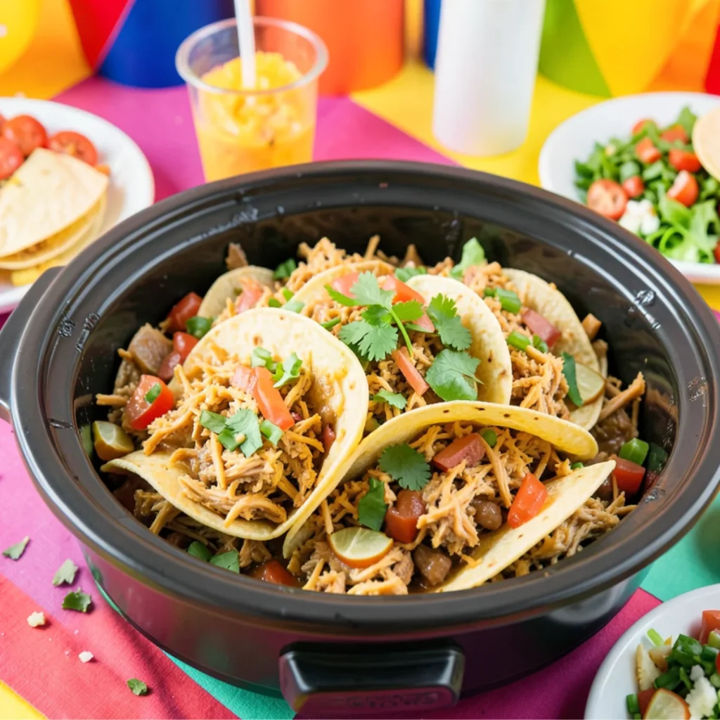 Crockpot Chicken Tacos