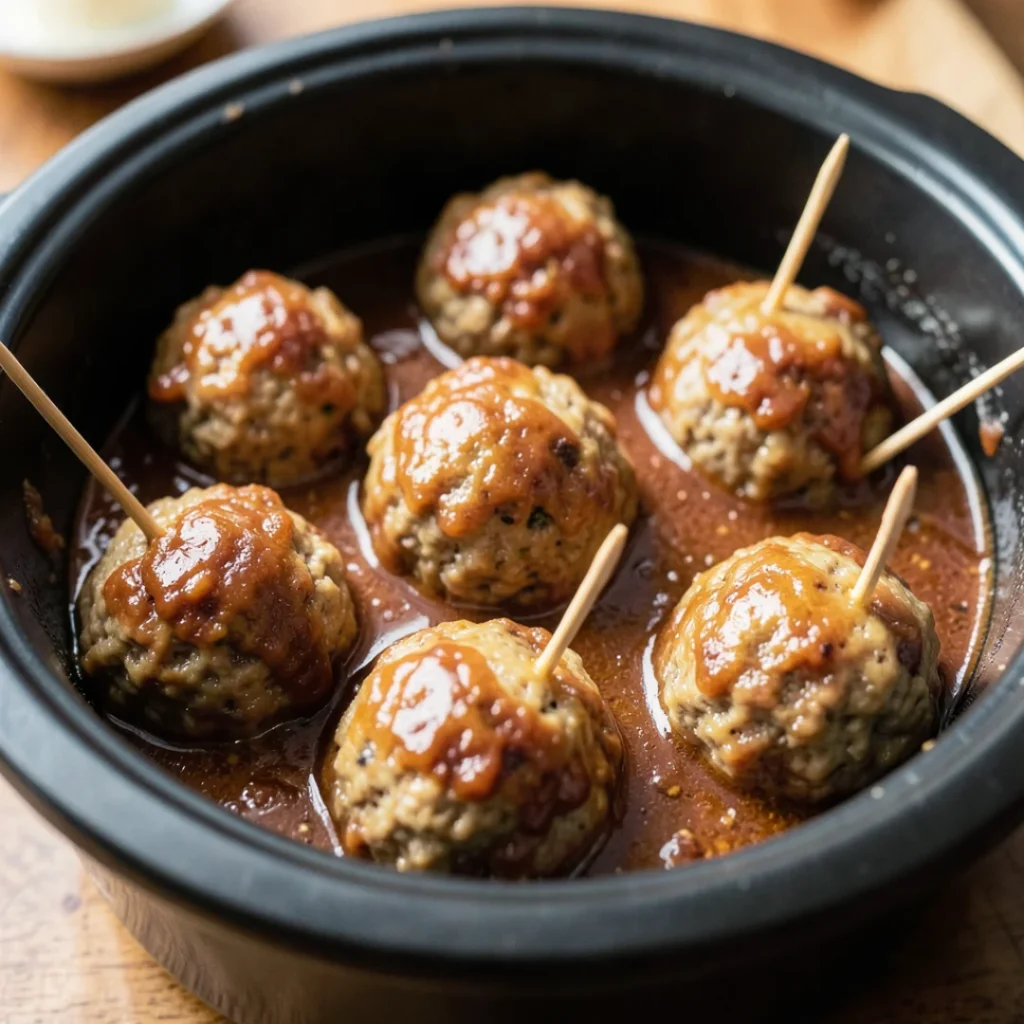 Crockpot Meatballs