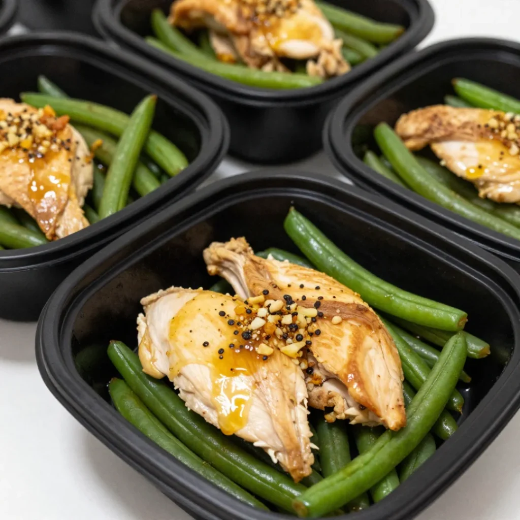 Garlic Chicken with Green Beans