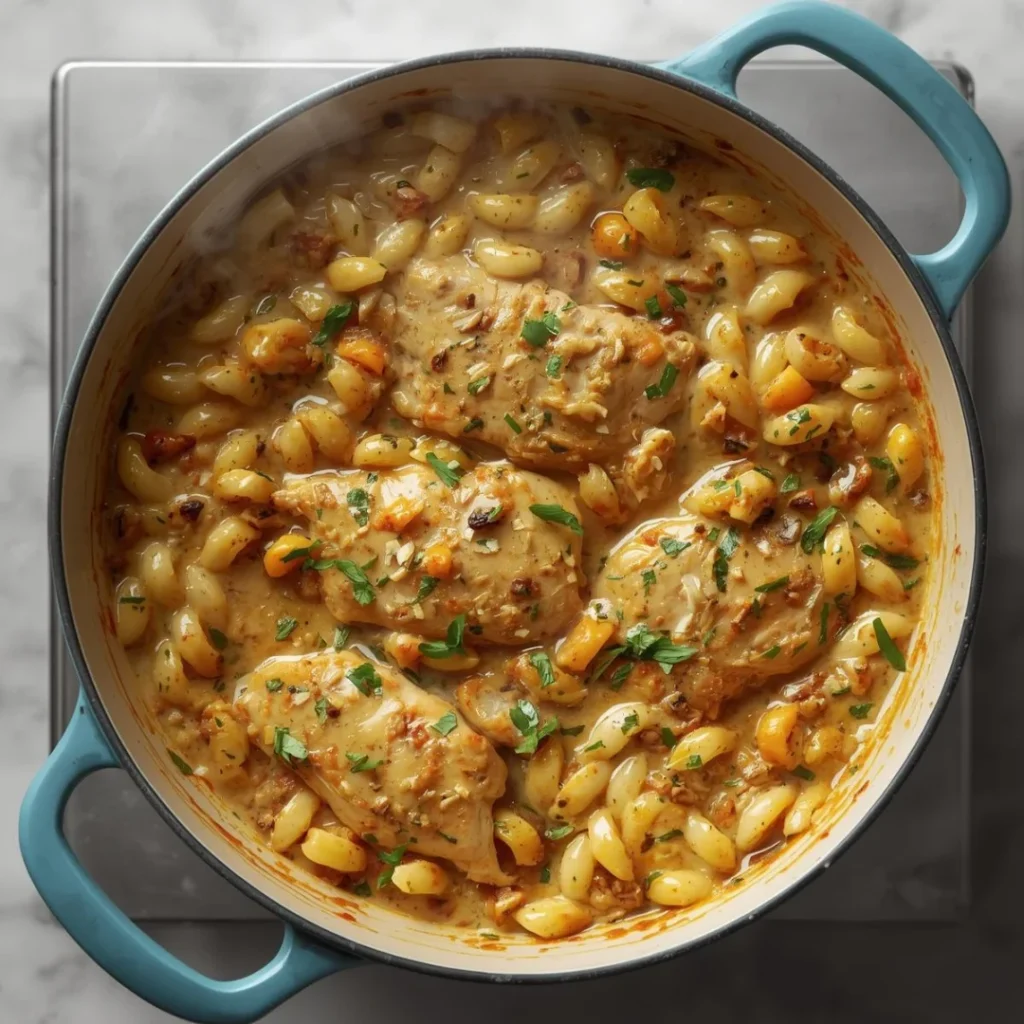 One Pot Chicken Orzo